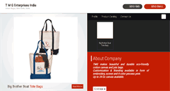 Desktop Screenshot of indianbagmanufacturers.com