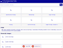 Tablet Screenshot of indianbagmanufacturers.com